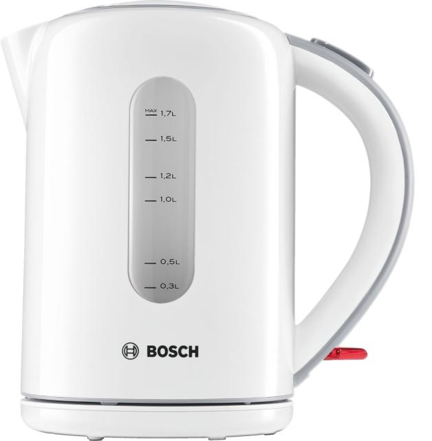 Електрическа кана Bosch TWK7601, Plastic kettle, 1850-2200 W, 1.7 l, White