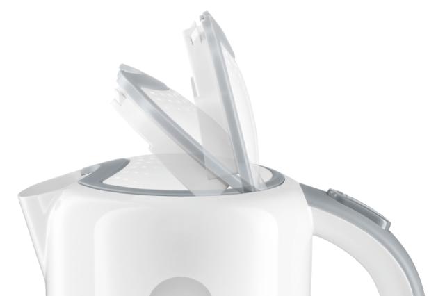 Електрическа кана Bosch TWK7601, Plastic kettle, 1850-2200 W, 1.7 l, White