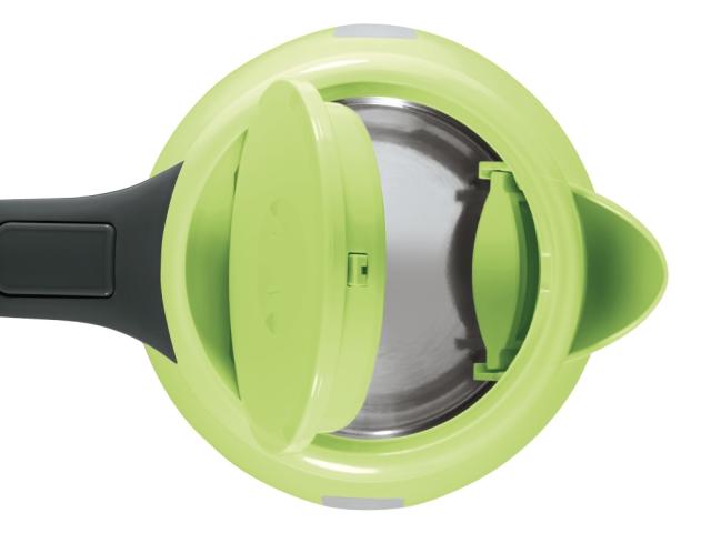 Електрическа кана Bosch TWK7506, Plastic kettle, cordless, 1850-2200 W, 1.7 l capacity, automatic switch off, matcha green/black grey