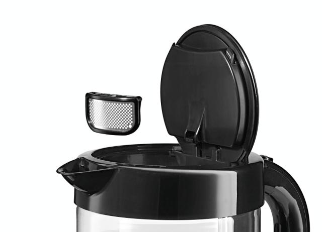 Електрическа кана Bosch TWK70B03, Glass kettle, 2000-2400 W, 1.7 l capacity, automatic switch off, glass/black