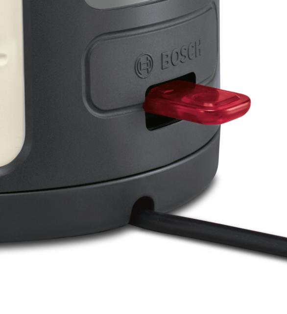 Електрическа кана Bosch TWK6A017, Plastic kettle, ComfortLine, 2000-2400 W, 1.7 l, OneCup function, Beige