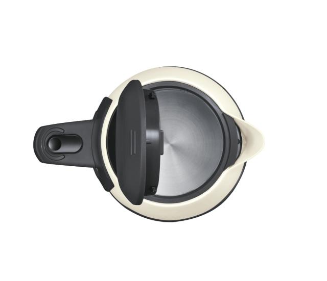 Електрическа кана Bosch TWK6A017, Plastic kettle, ComfortLine, 2000-2400 W, 1.7 l, OneCup function, Beige