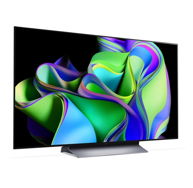 Телевизор LG OLED48C31LA, 48" UHD OLED evo, 4K (3840 x 2160), DVB-C/T2/S2, Full Cinema Screen, Alpha 9 Processor, 120Hz, ThinQ AI, HDR10, VRR, NVIDIA G-SYNC, AMD FreeSync, Dolby Vision, Dolby Atmos, Wi-Fi, Bluetooth, HDMI, USB, Airplay 2, Multi View,