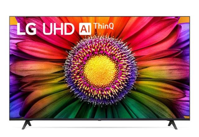 Телевизор LG 50UR80003LJ, 50" 4K UltraHD TV 4K (3840 x 2160), DVB-T2/C/S2, webOS 23 Smart TV, ThinQ AI, a5 AI Processor 4K Gen6, WiFi, HDR10 pro, HLG, ALLM/HGiG, 4K Upscaling, AI Sound, Voice Control, AirPlay, Quick Card, HDMI eARC, CI, LAN, USB, Blu