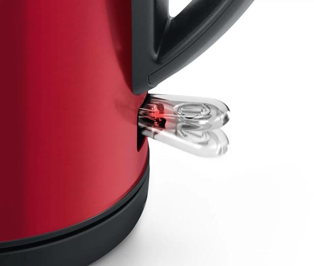 Електрическа кана Bosch TWK3P424, Kettle, DesignLine, 2000-2400 W, 1.7 l, Red