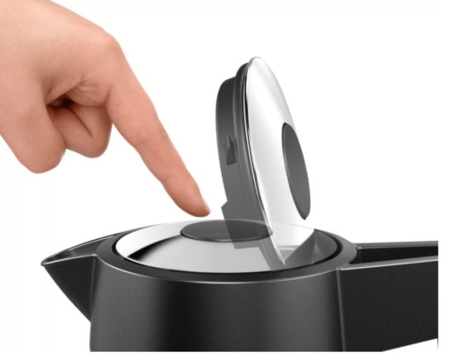 Електрическа кана Bosch TWK5P480, Stainless steel Kettle, 2400 W, 1.7 l, Cup indicator, Optimal spout, Triple Safety function, Covered heater, Stainless steel