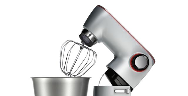 Кухненски робот Bosch MUM9BX5S22, OptiMUM,3D PlanetaryMixing,  1500 W, add.Absolute stirring whisk, Full metal beating whisk, ThermoSafeglass blender , Plastic bowl, Silver