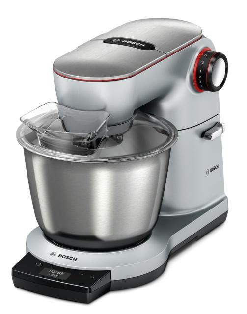 Кухненски робот Bosch MUM9BX5S22, OptiMUM,3D PlanetaryMixing,  1500 W, add.Absolute stirring whisk, Full metal beating whisk, ThermoSafeglass blender , Plastic bowl, Silver