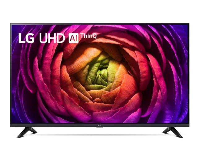 Телевизор LG 43UR73003LA, 43" 4K UltraHD TV 4K (3840 x 2160), DVB-T2/C/S2, webOS Smart TV, Game Optimizer , ThinQ AI, Processor a5 Gen6, WiFi 802.11ac, HDR10 PRO, 4K Upscaling, HDMI, CI, LAN, USB, 2 Pole Stand, Black