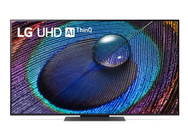 Телевизор LG 55UR91003LA, 55" 4K UltraHD TV 4K (3840x2160), DVB-T2/C/S2, webOS 23 Smart TV, ThinQ AI, a5 AI Processor 4K Gen6, WiFi, HDR10 pro, HLG, ALLM/HGiG, 4K Upscaling, AI Sound, HDMI eARC, CI, LAN, USB, Bluetooth, Crescent Stand, Black
