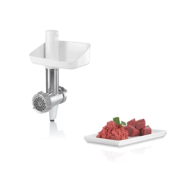 Кухненски робот Bosch MUM55761, Kitchen machine, MUM5, 900 W, Multi-motion-drive, 7 speeds, 3.9l stainless steel bowl, add accessories,  Red - silver