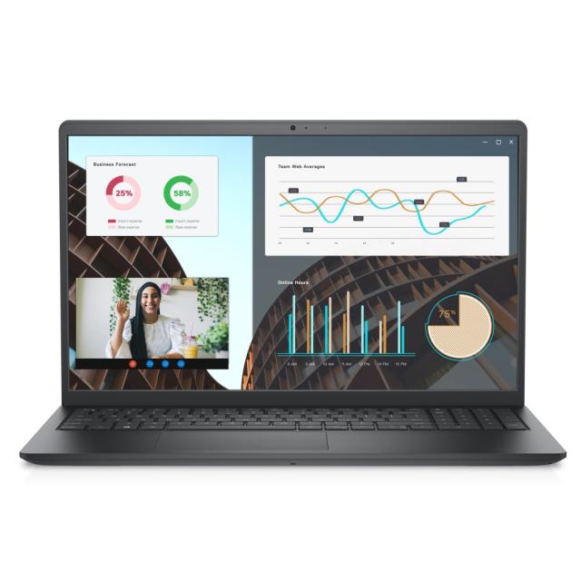 Лаптоп Dell Vostro 3530, Intel Core 3-1305U (10 MB Cache up to 4.50 GHz), 15.6" FHD (1920x1080) AG 120Hz WVA 250nits, 8GB, 1x8GB DDR4, 256GB PCIe M.2, UHD Graphics, HD Cam and Mic, 802.11ac, BG KB, Linux