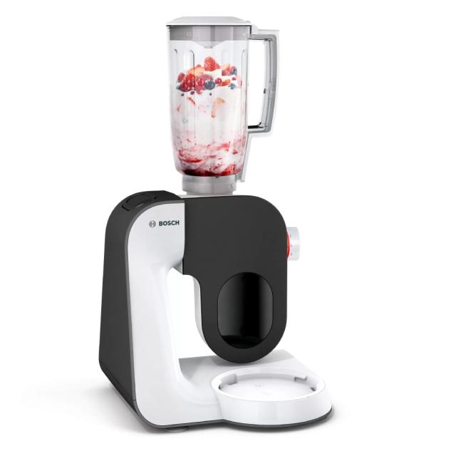Кухненски робот Bosch MUM50131, Kitchen machine, MUM5, 800 W, 3D PlanetaryMixing, 4 speeds, 3.9l stainless steel bowl, add accessories, White - anthracite