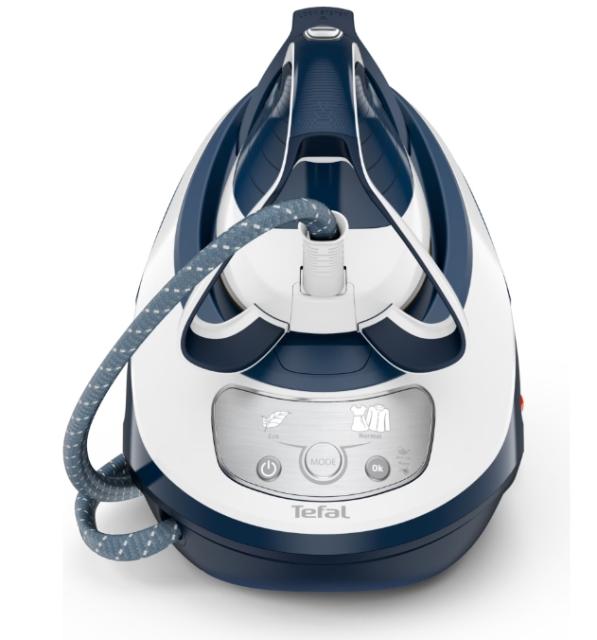 Парогенератор TEFAL GV9221E0 ProExpress Protect, blue, 2600W, electronic temp settings, 7,6bars, 140g/min, steam boost 550g/min, Durilium Airglide Autoclean Ultra Thin soleplate, AD, AO, removable water tank 1,8L, calc collector, lock system, fast he
