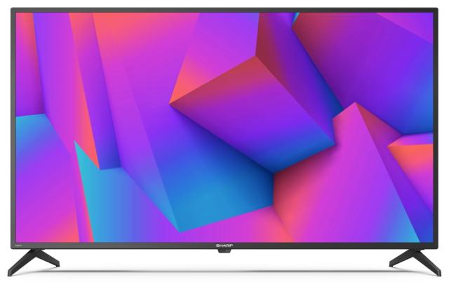 Телевизор Sharp 40FE2E, 40" LED Linux TV, FULL HD 1920x1080, DVB-T/T2/C/S/S2, Active Motion 200, 1 000 000:1, 2x10W, Dolby Digital, DTS HD, Google Assistant, Chromecast Built-in, 3HDMI, 3.5mm jack/line-out, CI+, USB, Wi-Fi, LAN, Video/Audio input (3x
