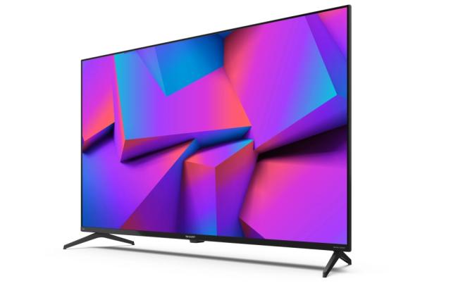 Телевизор Sharp 43FK2E, 43" LED  Linux TV, 4K Ultra HD 3840x2160 Frameless, 1 000 000:1, DVB-T/T2/C/S/S2, Active Motion 400, HARMAN/KARDON, HDR10, Dolby Digital, DTS:X, 4xHDMI 2.1, SD card, 3.5mm jack/line-out, CI+, USB, Wi-Fi, BT, LAN, Micro SD Card