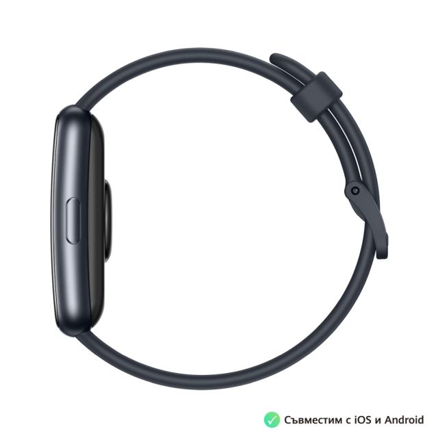 Часовник Huawei Watch Fit Special Edition Starry Black, 1.64” AMOLED, 456 x 280, 5ATM, 2.4 GHz, BT 5.0, BLE, 180 mAh
