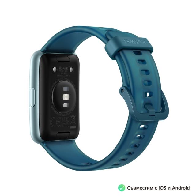 Часовник Huawei Watch Fit Special Edition Forest Green, 1.64” AMOLED, 456 x 280, 5ATM, 2.4 GHz, BT 5.0, BLE, 180 mAh