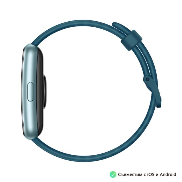 Часовник Huawei Watch Fit Special Edition Forest Green, 1.64” AMOLED, 456 x 280, 5ATM, 2.4 GHz, BT 5.0, BLE, 180 mAh