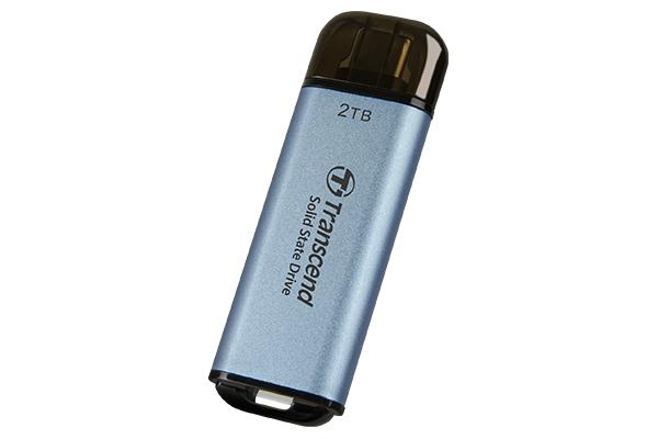 Твърд диск Transcend 2TB, USB External SSD, ESD300C, USB 10Gbps, Type C