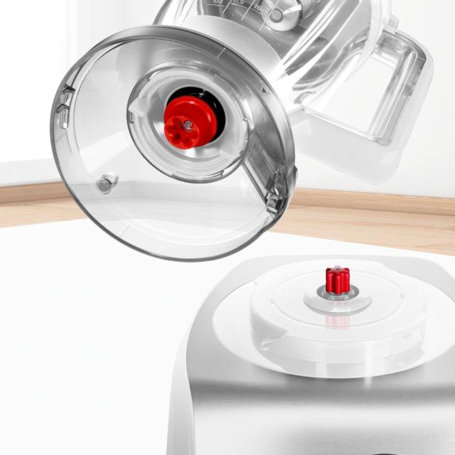 Кухненски робот BOSCH MC812S820, Food processor, MultiTalent 8, 1250 W, add.Tritan blender, Citrus press, Dough Tool, Whisk, White - Brushed stainless steel