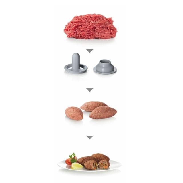 Месомелачка Bosch MFW67440, Meat mincer, ProPower, 700 W - 2000W, Discs: 3 / 4,8 / 8 mm, Sausage attachment, Kebbe attachment, Out: 3.5kg/min, Black
