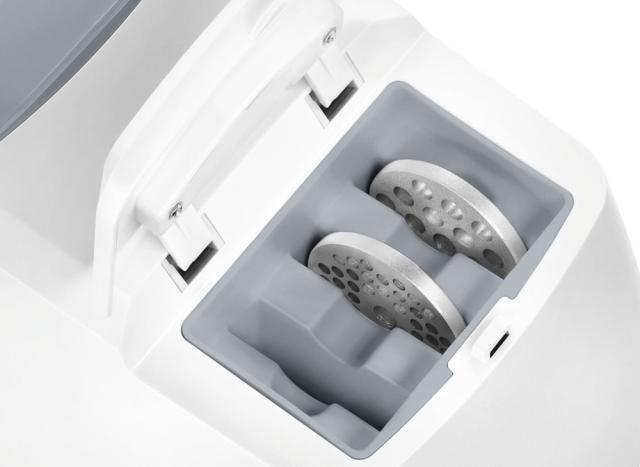 Месомелачка Bosch MFW45020, Meat mincer, ProPower, 500 W - 1600W, Discs: 3,8 / 8 mm, Sausage attachment, Kebbe attachment, Out: 2.7kg/min, White