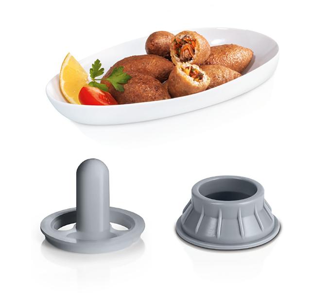 Месомелачка Bosch MFW67450, Meat mincer ProPower, 700W - 2000W, Discs: 3 / 4,8 / 8 mm; Sausage attachment; Attachment for kibbutz / meatballs; Fruit pressing attachment; Out: 3.5kg/min, Black
