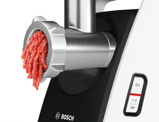 Месомелачка Bosch MFW3X17B Meat grinder, CompactPower, 500 W, White