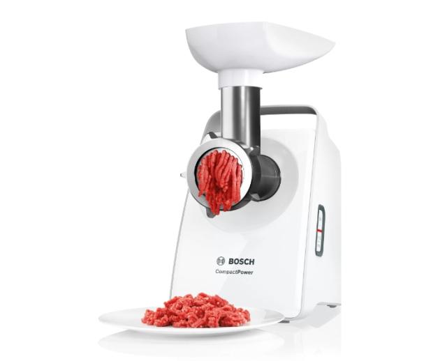 Месомелачка Bosch MFW3X15B Meat grinder, CompactPower, 500 W, White, Black