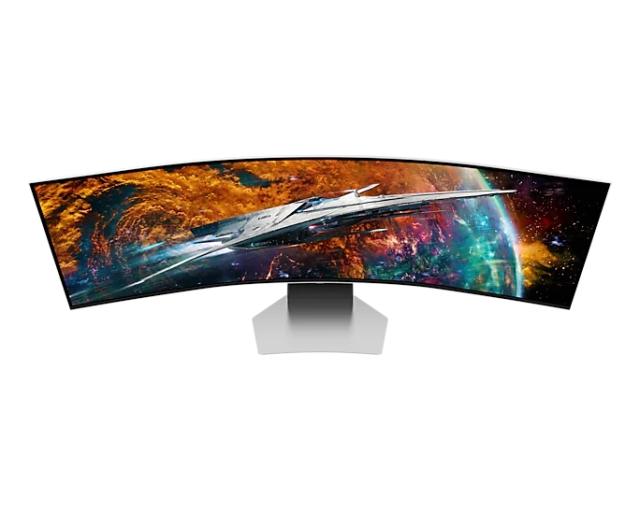 Монитор Samsung LC49CG950, 49" Odyssey G9 GAMING, Curved OLED, 1800R, 240Hz, Smart. 32:9, 5120 x 1440, 250 cd/m2, Display Port , HDMI,Micro HDMI, USB Hub, Silver