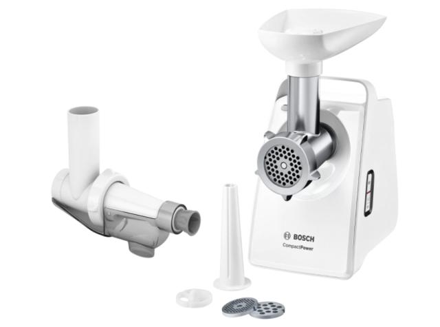 Месомелачка Bosch MFW3X15W Meat grinder, CompactPower, 500 W, White