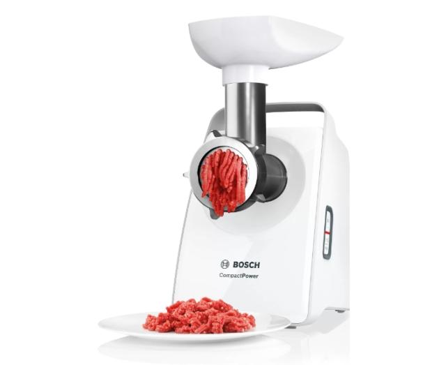 Месомелачка Bosch MFW3X15W Meat grinder, CompactPower, 500 W, White