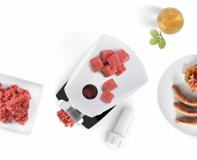Месомелачка Bosch MFW3X15W Meat grinder, CompactPower, 500 W, White