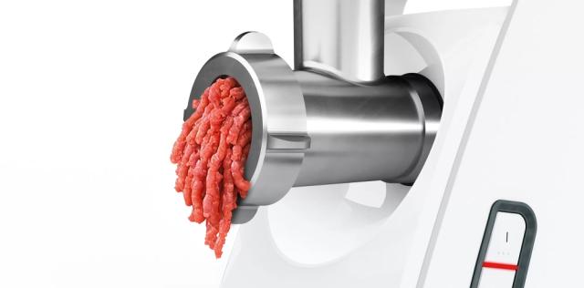 Месомелачка Bosch MFW3910W Meat grinder, CompactPower, 500 W, White