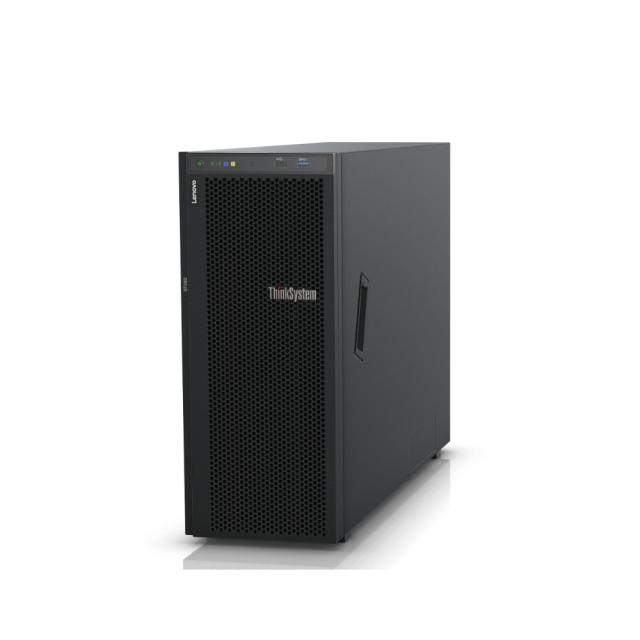 Сървър Lenovo ThinkSystem ST550, Xeon Silver 4208 (8C 2.1GHz 11MB Cache/85W), 32GB 2933MHz (1x32GB, 2Rx4 RDIMM), O/B, 9350-8i, 1x750W Titanium, XCC Enterprise , No DVD