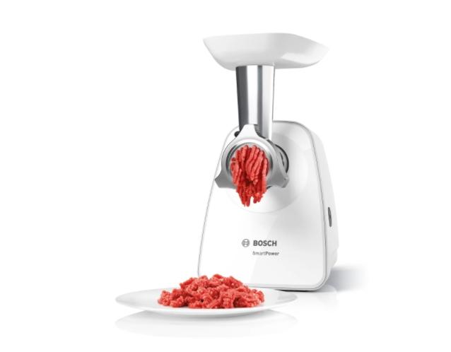Месомелачка Bosch MFW2515W Meat grinder, SmartPower, 350 W, White