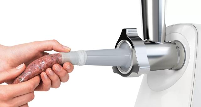 Месомелачка Bosch MFW2515W Meat grinder, SmartPower, 350 W, White