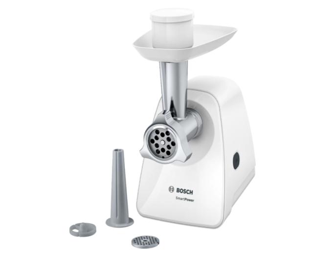 Месомелачка Bosch MFW2510W Meat grinder, SmartPower, 350 W, White