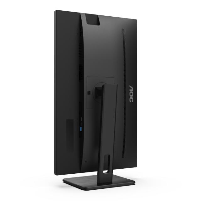 Монитор AOC 27P2Q, 27" (68.58 cm) WLED IPS, 75Hz, 4ms (GtG), 50M:1, 300 cd/m², VGA, HDMI, DisplayPort, 3x USB 3.2