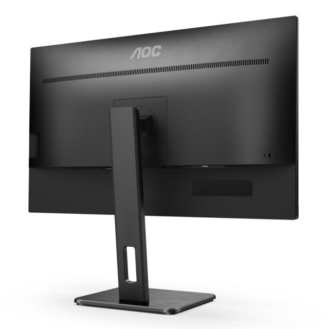 Монитор AOC 27P2Q, 27" (68.58 cm) WLED IPS, 75Hz, 4ms (GtG), 50M:1, 300 cd/m², VGA, HDMI, DisplayPort, 3x USB 3.2