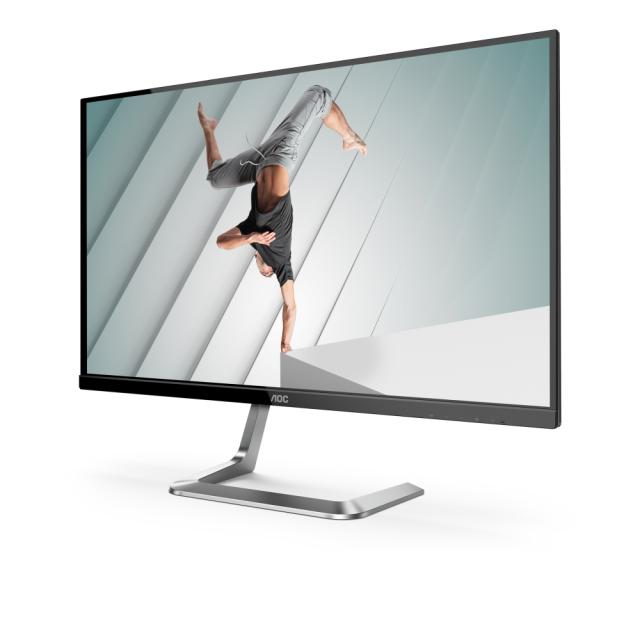 Монитор AOC Q27T1, 27" IPS WLED, 2560x1440@75Hz, 5ms GtG, 350cd m/2, 1000:1, DCR 50m:1, Adaptive Sync, FlickerFree, Low Blue Light, Tilt, Swivel, 2xHDMI, DP