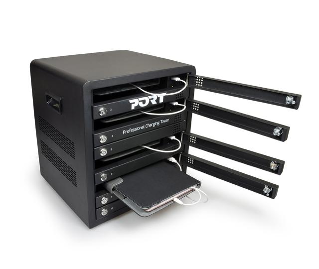 Зарядна станция PORT charging cabinet 10 tablets individual door lock