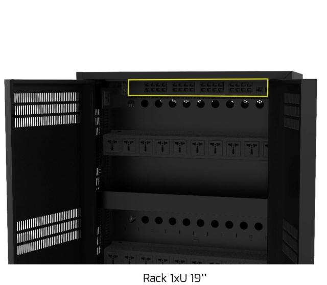 Зарядна станция PORT charging cabinet 30 notebooks + rack 19'' - 1 u