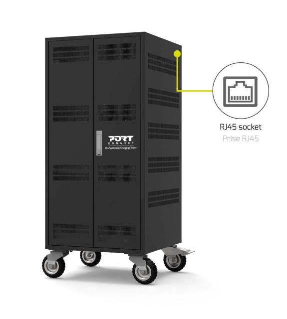 Зарядна станция PORT charging cabinet 30 notebooks + rack 19'' - 1 u