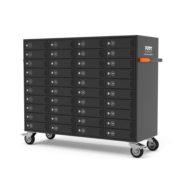 Зарядна станция PORT charging cabinet 40 slots individual doors