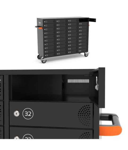 Зарядна станция PORT charging cabinet 40 slots individual doors