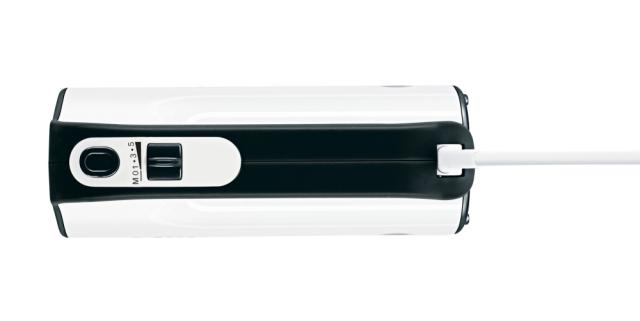 Миксер Bosch MFQ4020, Hand mixer, Styline, 450 W, with innovative FineCreamer stirrers, blender attachment, 5 speed settings, additional pulse/turbo setting, White -black