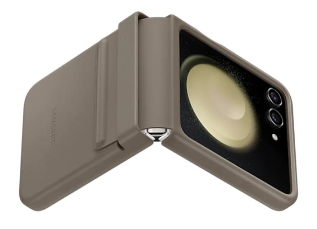 Калъф Samsung F731 Flip5 Flap ECO-Leather Case Etoupe