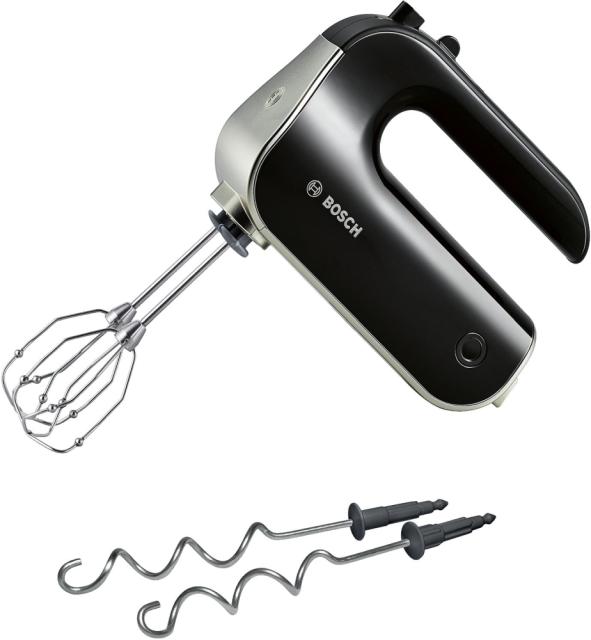 Миксер Bosch MFQ4730, Hand mixer, HomeProfessional, 575 W, with innovative FineCreamer stirrers, Black